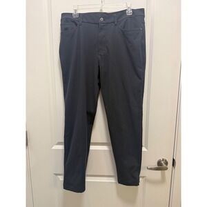 Lululemon ABC Classic-Fit Pant 34 Obsidian Warpstreme 5-Pocket Men Trousers 28.5